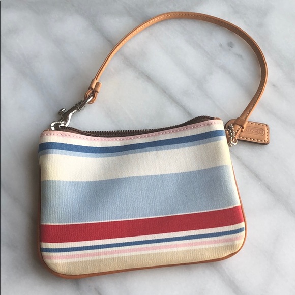 Coach Handbags - Coach Beautiful wristlet, colorful and light!
